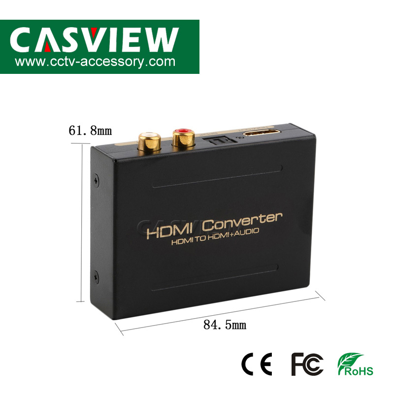 Аудио экстрактор HDMI в HDMI+SPDIF+R/L