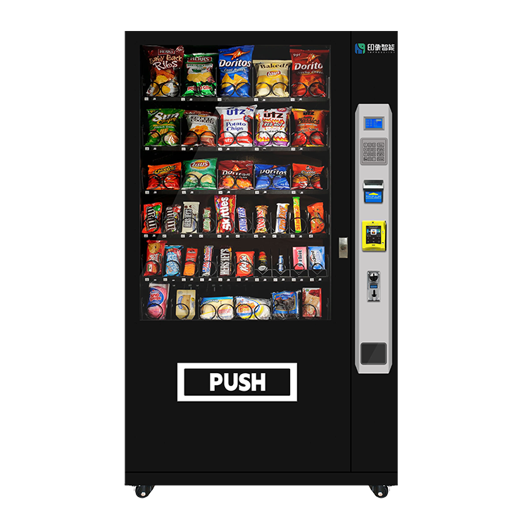 Snack and Beverages Refrigerated Automatic Vending Machines for Retail Items Vending Machines