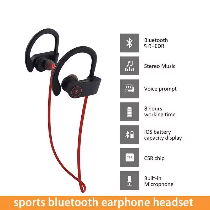 Беспроводные наушники Bluetooth 5.0 с шумоподавлением