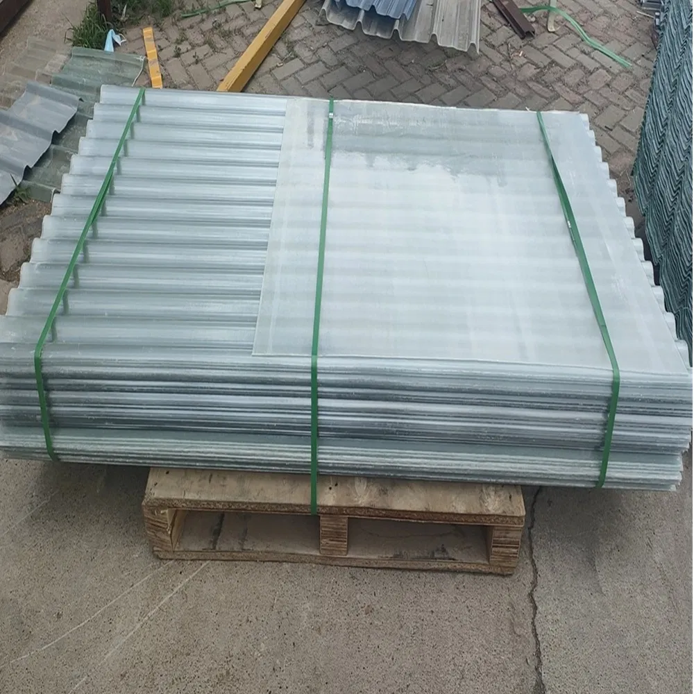 Profile 6 Big 6 Fibreglass GRP Rooflight Sheet to Replace Fiber Cement Sheet