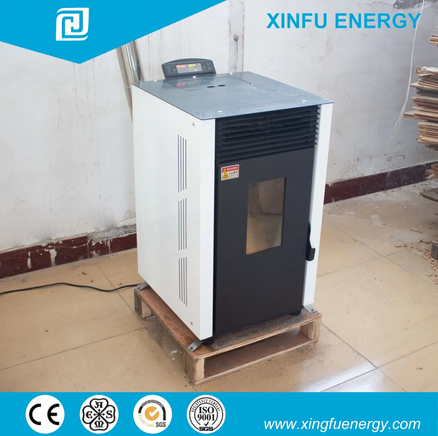 Home Use Stove with Reliable Pellet Combustion for Warm Fireplace