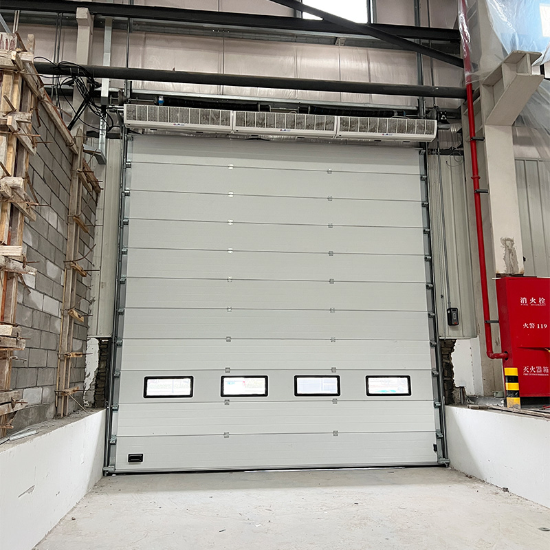High Performance Insulated Loading Sectional Sliding Overhead Garage Door for Dock Solution