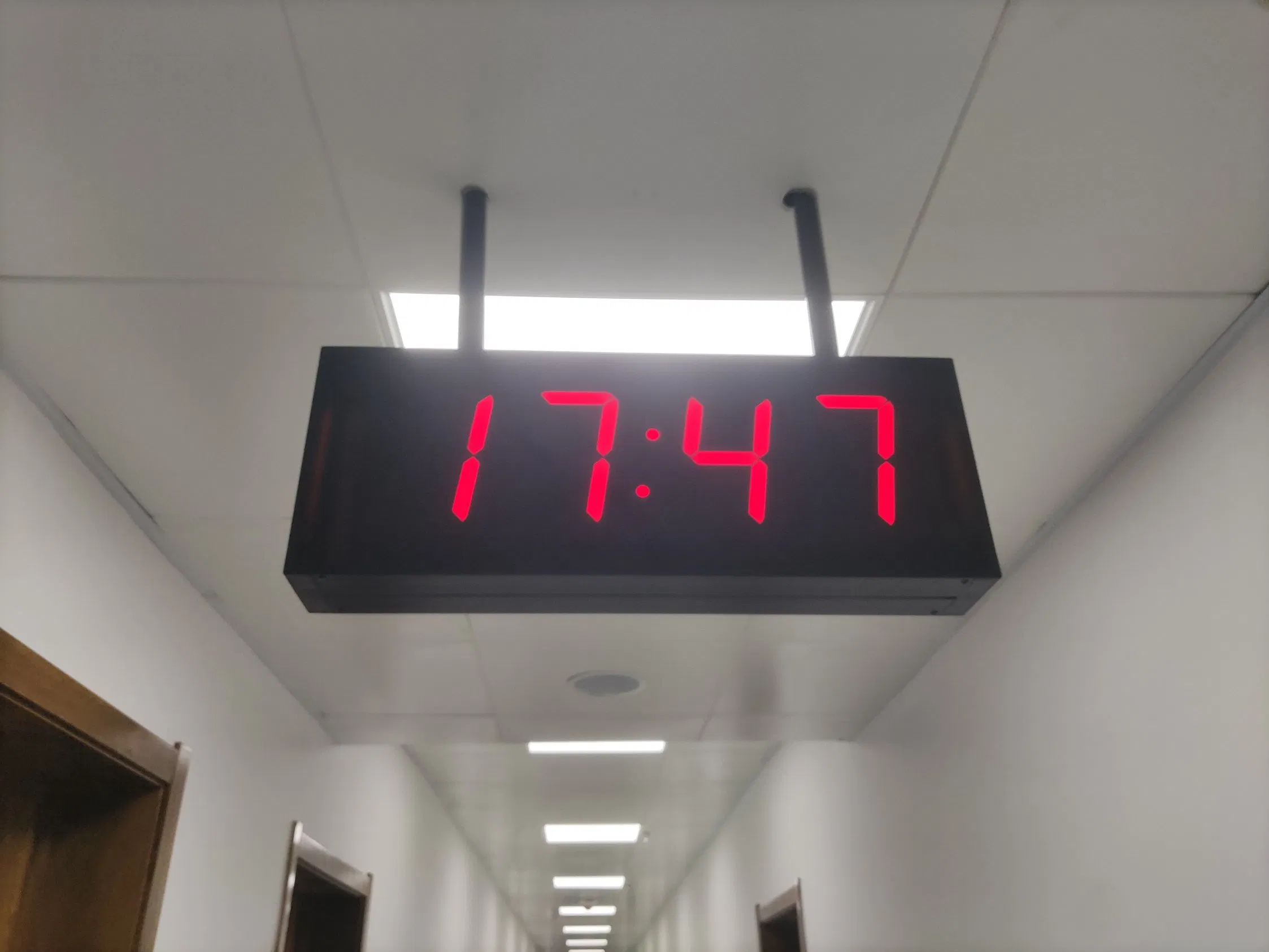 Sport Electric LED Clock Alarm Date LED Digital Clock System for Stadium