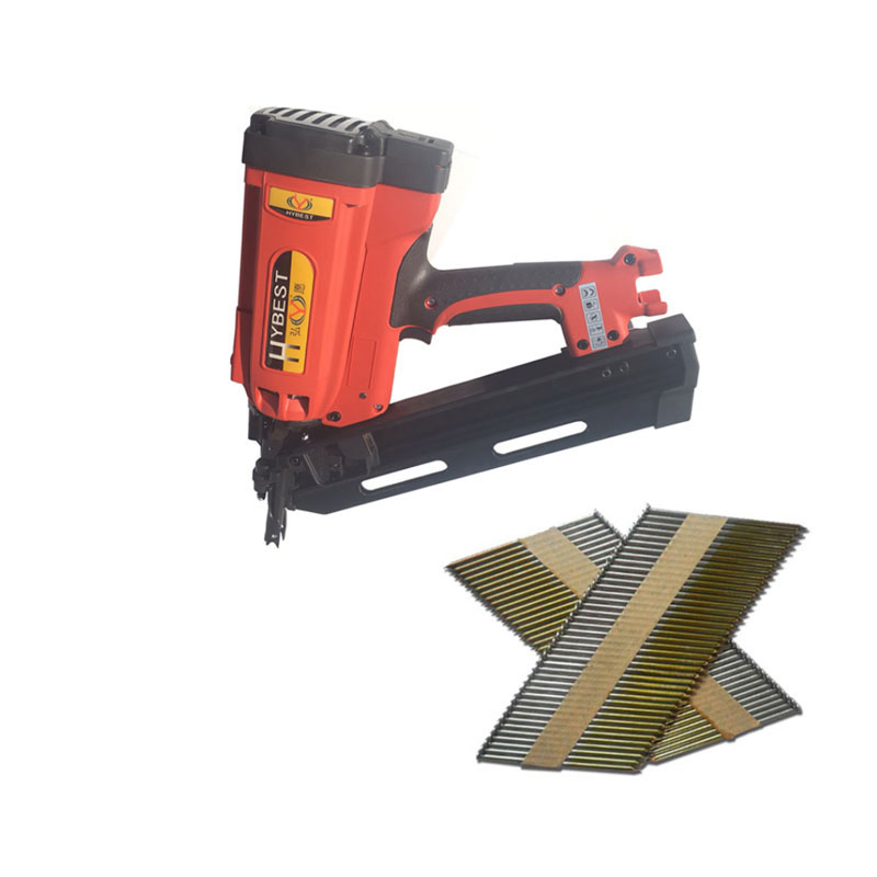Газовый гвоздезабиватель для каркаса Hybest GFN3490