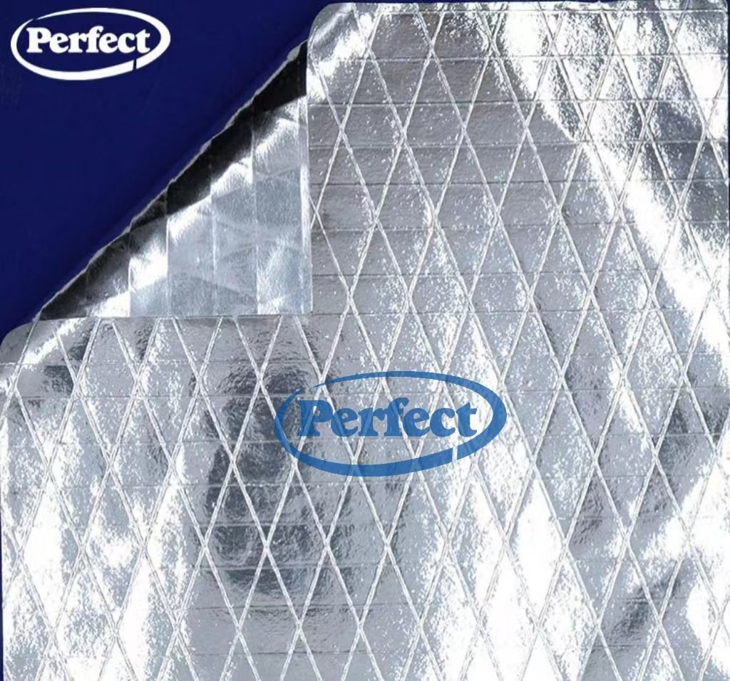 Perfessional Thermal Foil Supplier Reinforced Aluminum Foil Double Sided Alu Foil Scrim Kraft Foils
