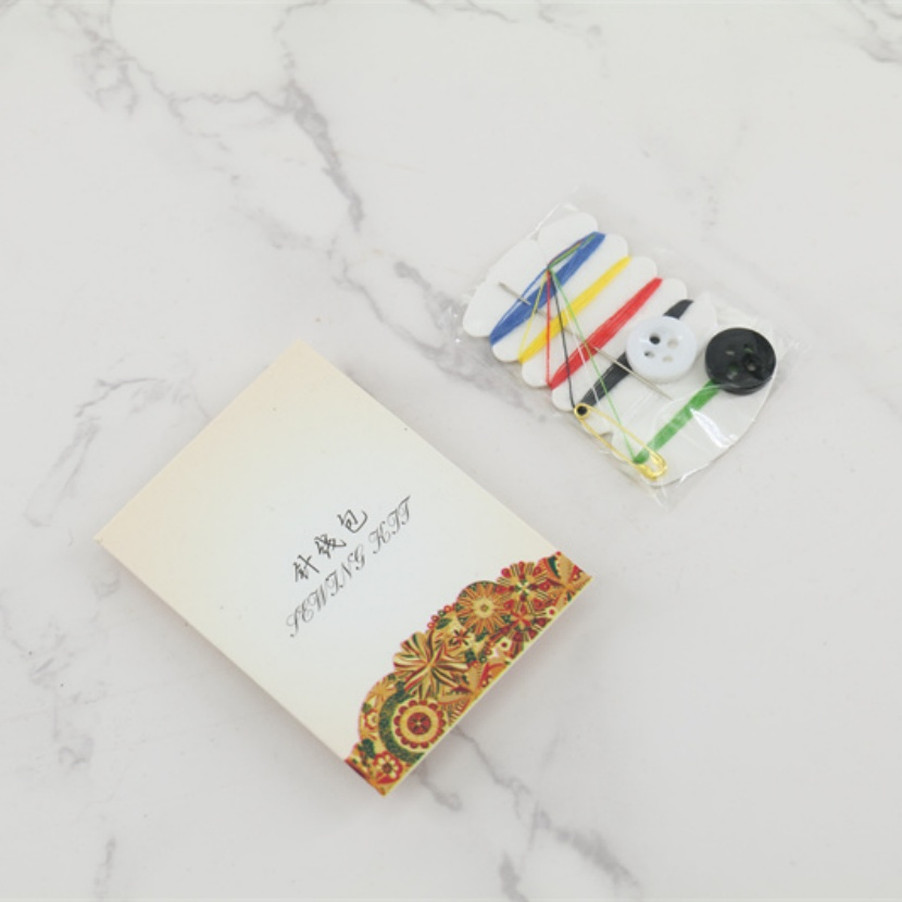Eco Hotel Sewing Kit for Sustainable Hospitality with Green Packing