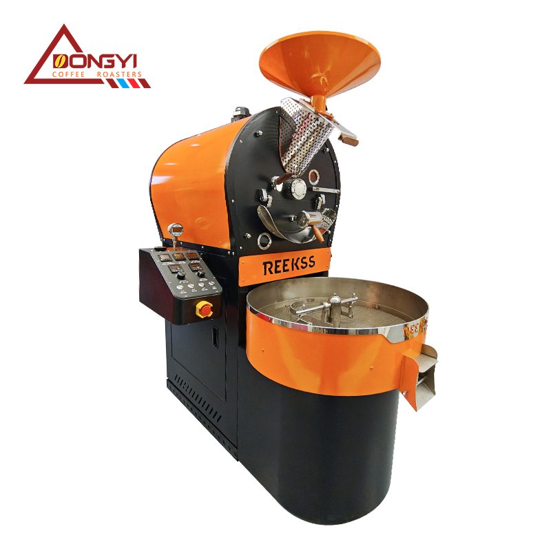 6kg 12kg New Premixed Combustion Cast Iron Drum Commercial Coffee Roaster Machine