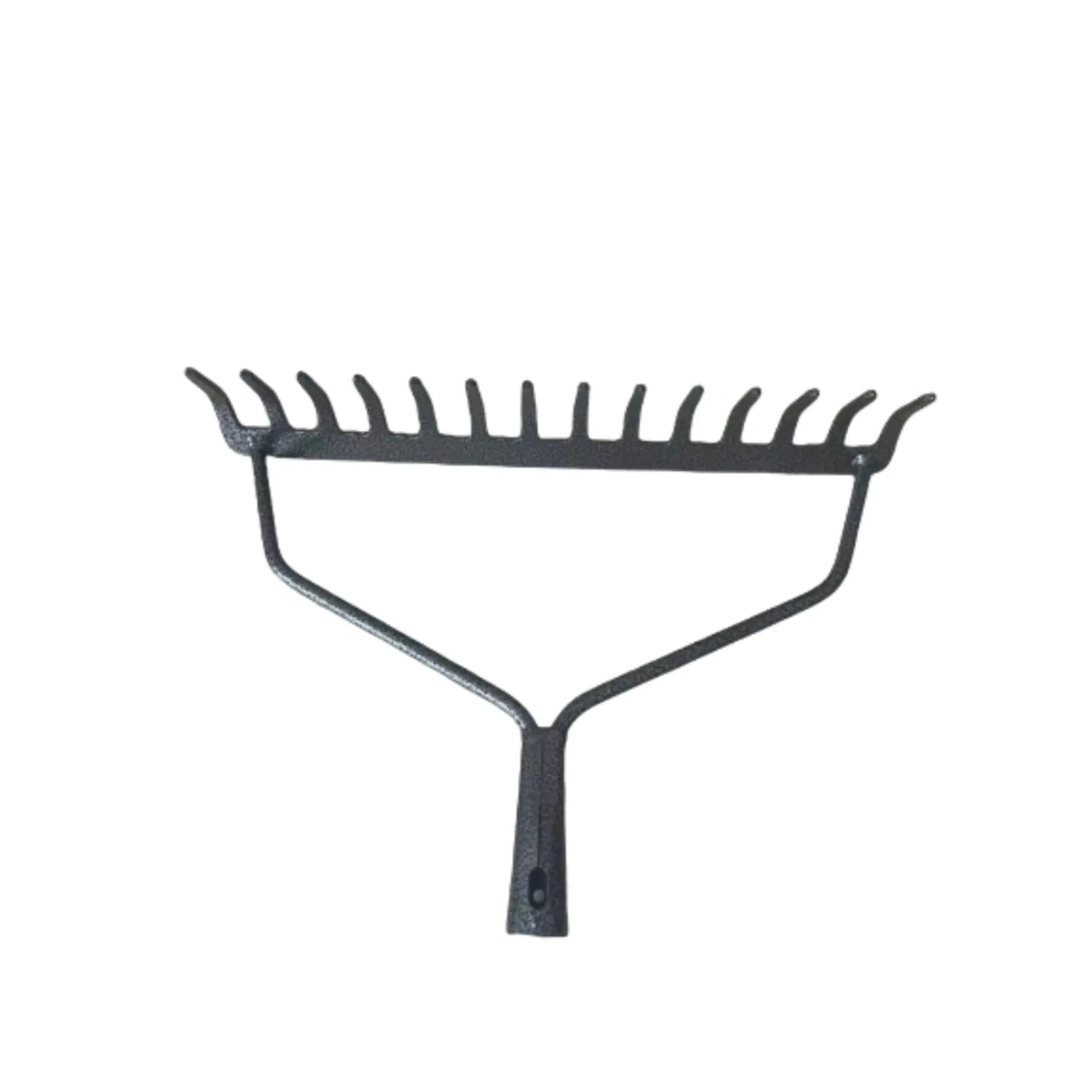 Durable Plastic Grass Rake, Efficient Gardening Tool for Clearing Fallen Leaves and Hay.