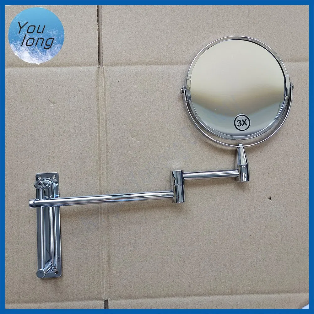 Настенное увеличивающее зеркало для ванной с креплением