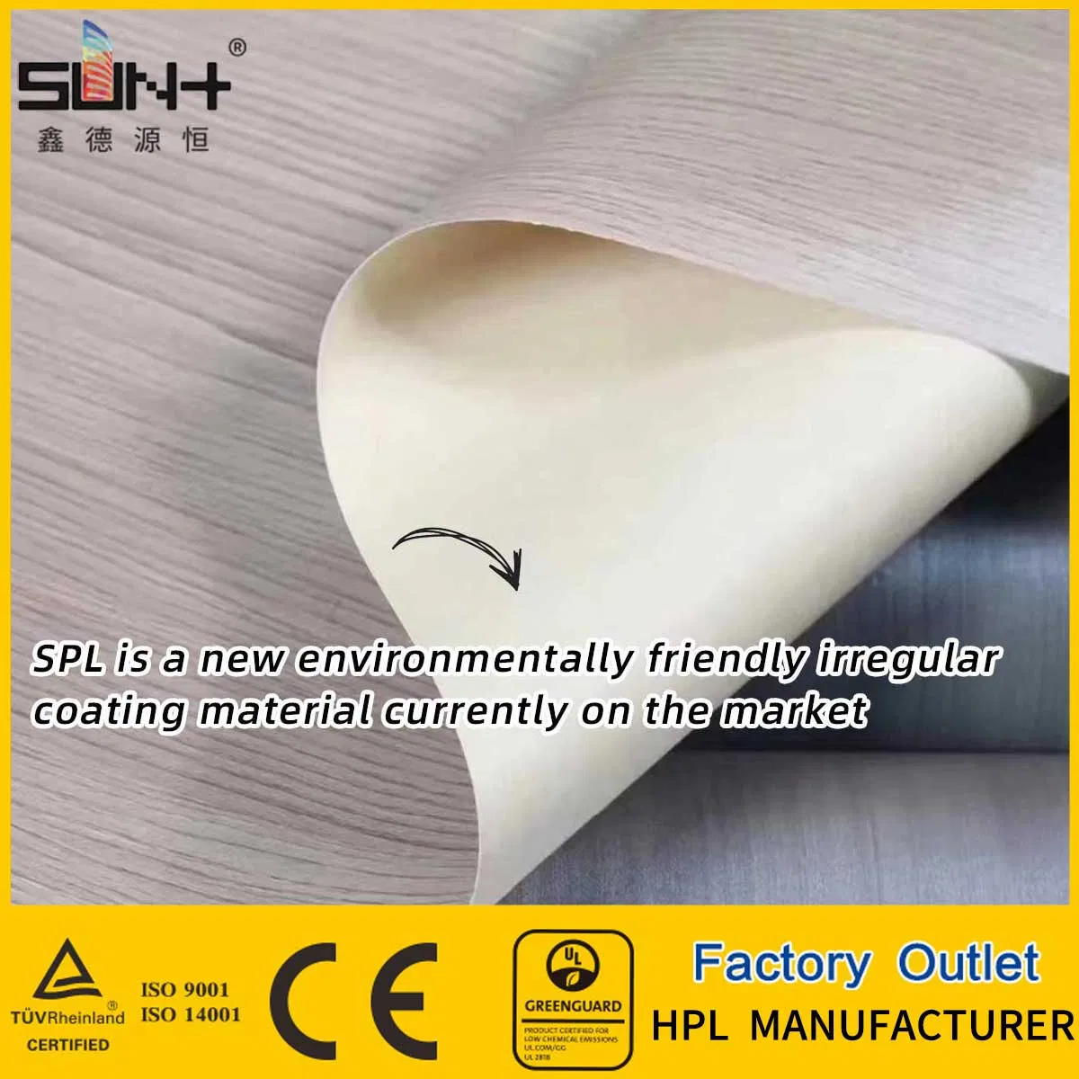 Factory Outlet Wholesale Spl New Environmentally Friendly Irregular Coating Decorative Material Currently on The Market