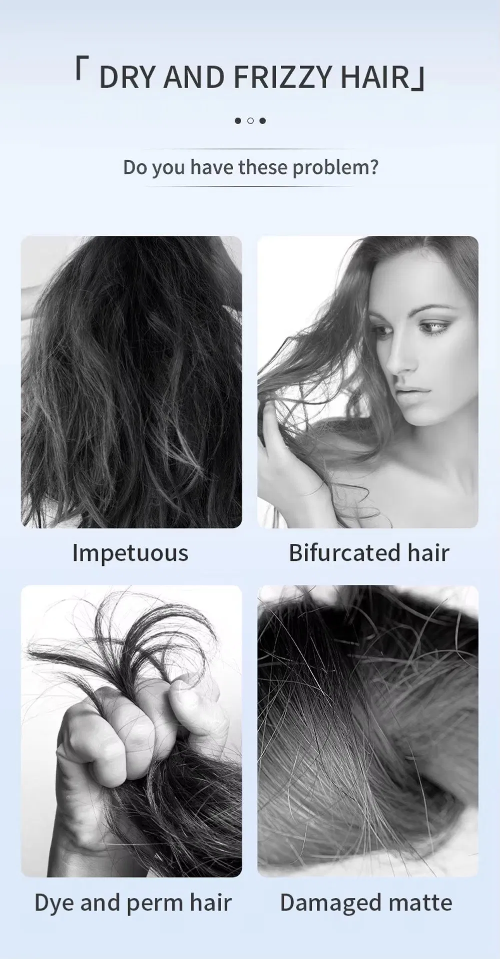 Keratin Hair Straightening and Perming Cream for All Hair Types