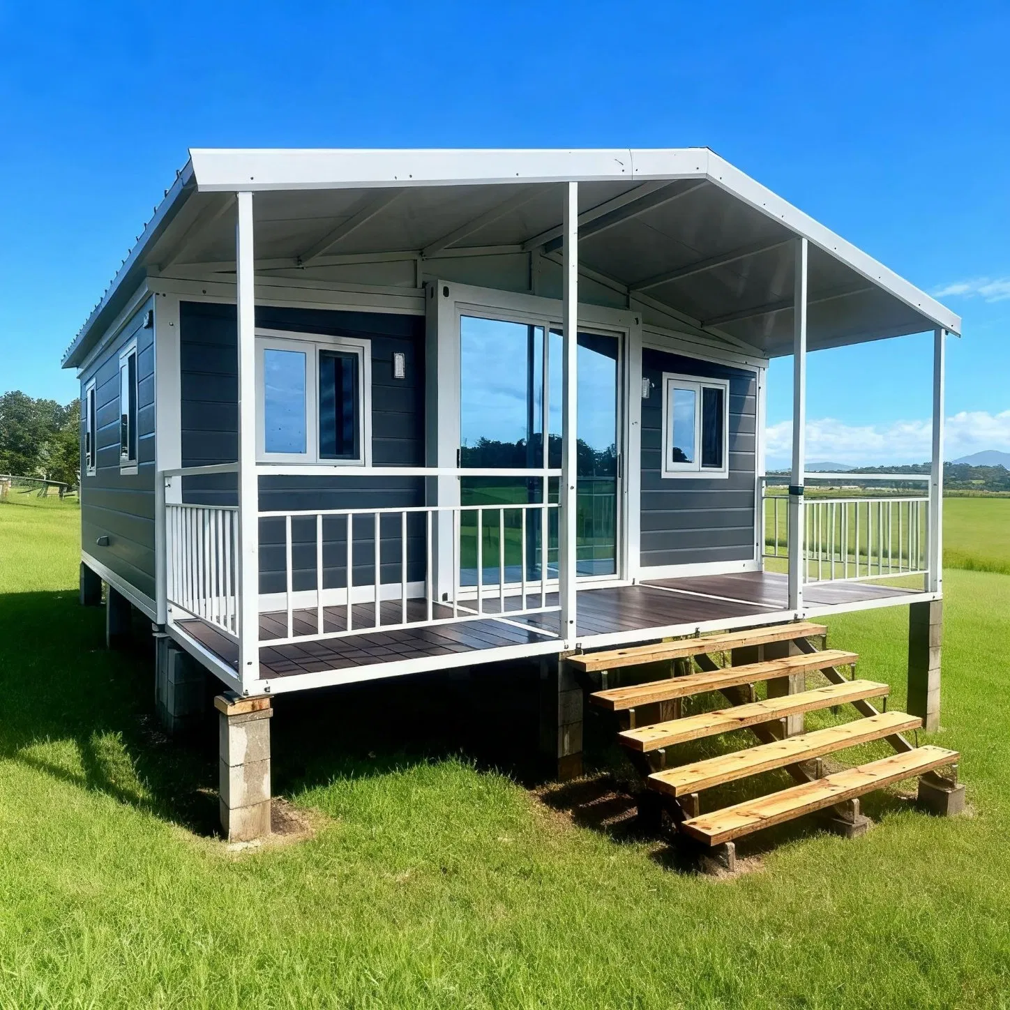 Move-in Ready Double Wing Extension Capsule House Space Container House