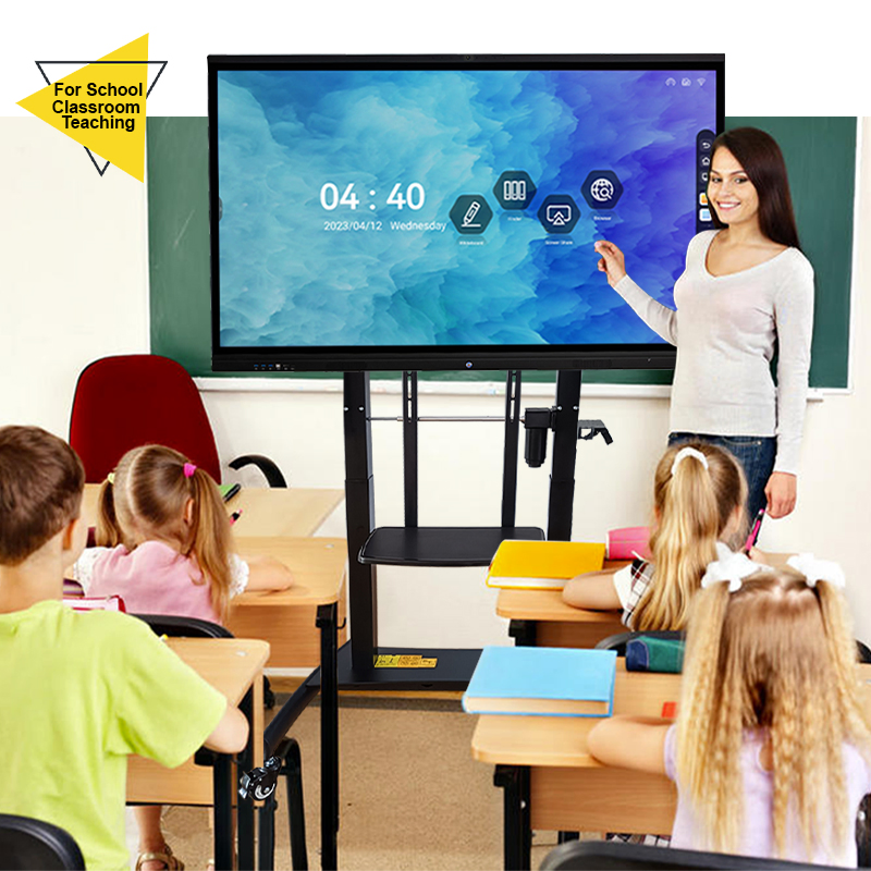 Cheap Electric Motorized TV Lift Most 55-86 Inch Flat Panel Design Compact Electric Motorized LCD Lift Stand with Remote Control for Office School Classroom