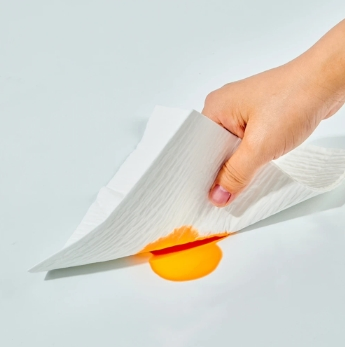 Medical/Kitchen Scrim Paper 3/4 Ply Paper with Threads Reinforced Degradable Dustless