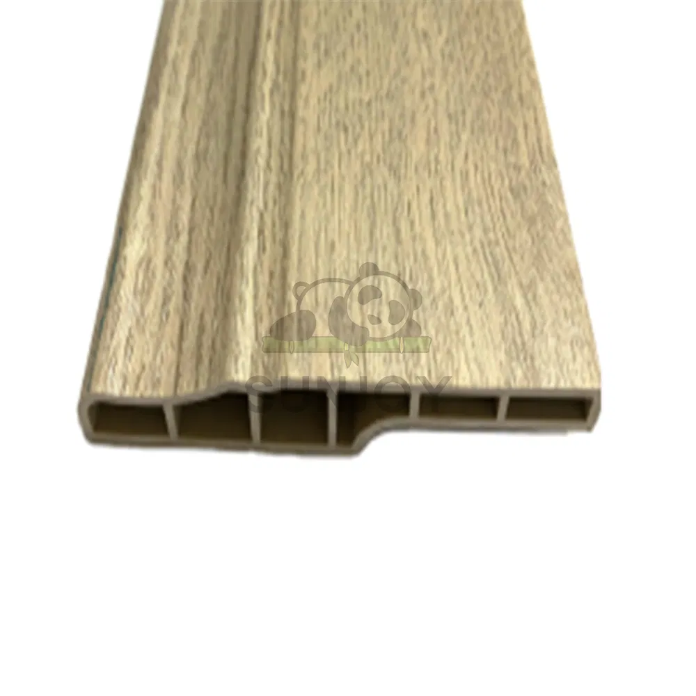 Factory Supply WPC Spc PVC Stair Board Floor Wall Decorative Skirting Moulding