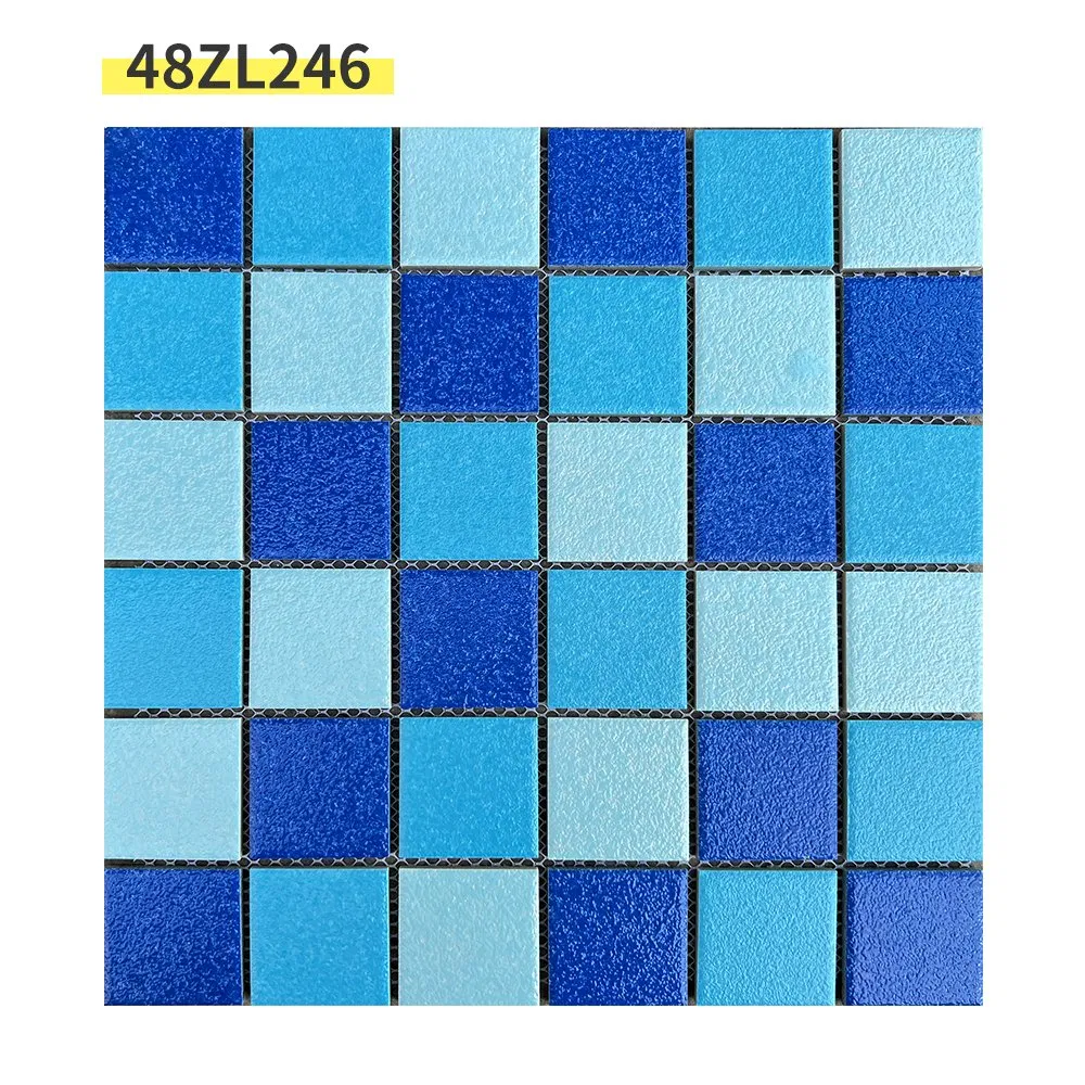 Мозаика для бассейна 48x48 мм, гранулированная поверхность
