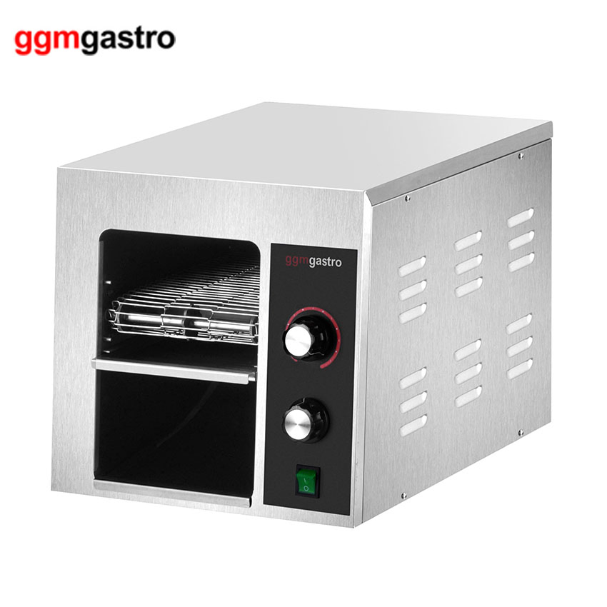 Hamburger Bun Toaster Machine Vertical Contact Multifunctional Electric Conveyor Chain Toaster