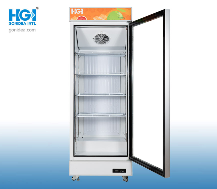 Коммерческий холодильник для напитков LC-480NF, 466 л