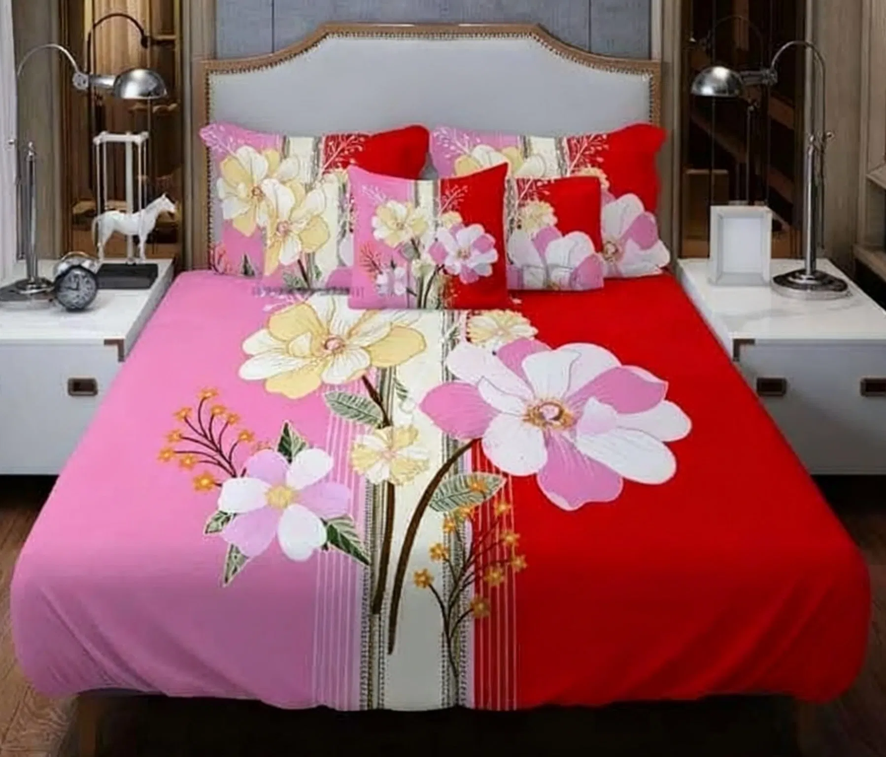 Polyester Microfiber Bedsheet Set Household Product Home Textile