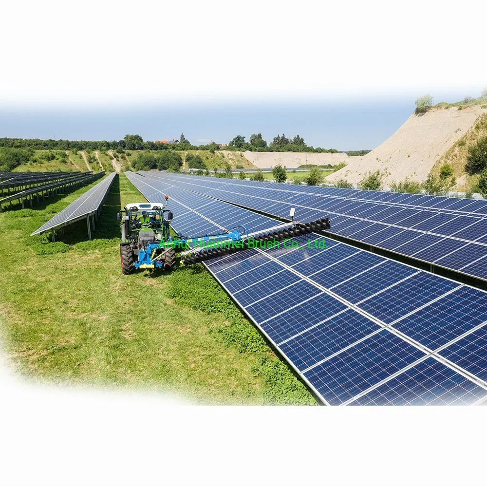 High Efficiency Machine System PP Nylon Solar Panel Cleaning Rotating Brush