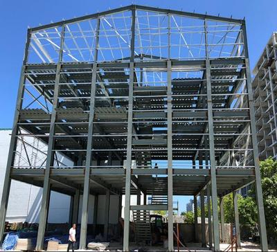 Modern Design Customized Prefabricated Steel Structure Office Building