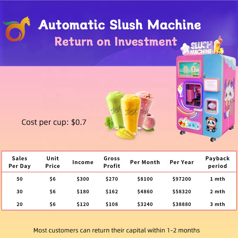 High Quality Frozen Drink Machine Commercial Slush Vending Machine Granita Maker Manufacturer