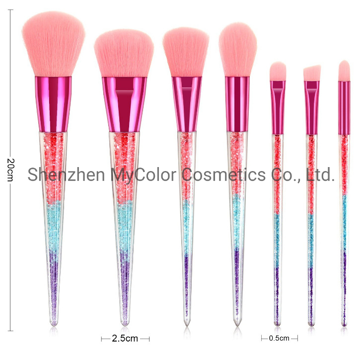 Portable Makeup Brushes Set Premium Synthetic Blush Bronzer Eyeshadow Brush Set Maquillaje