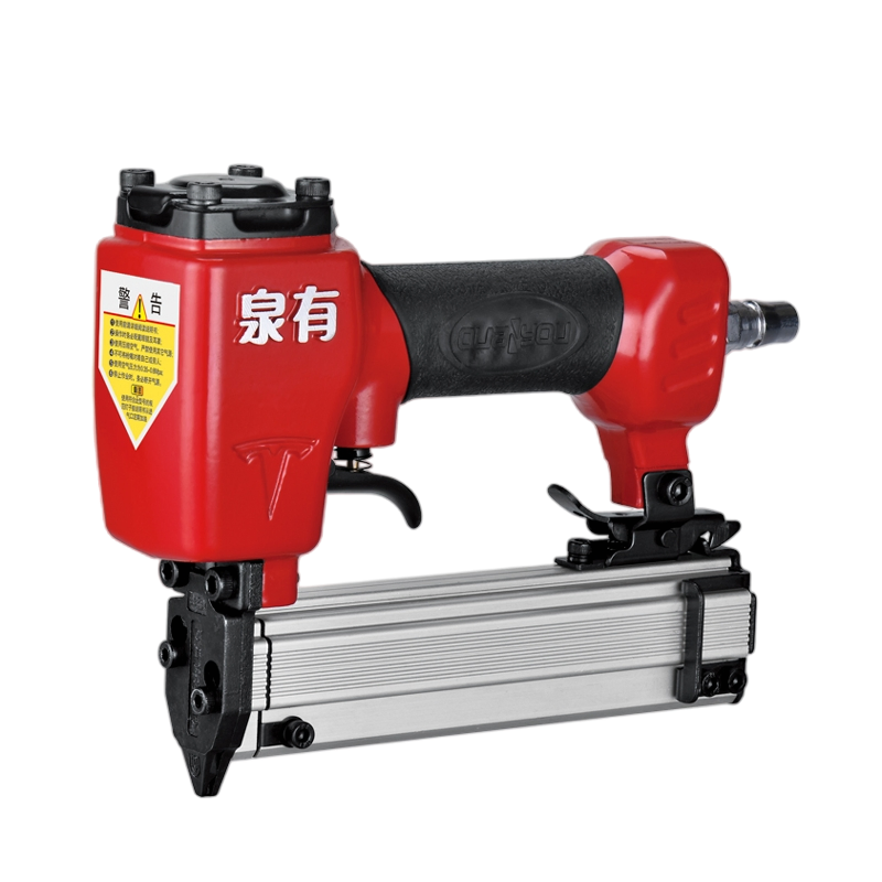 Qy-P625 100PCS Powerful Gas Pneumatic Staple Nail Gun Nailer