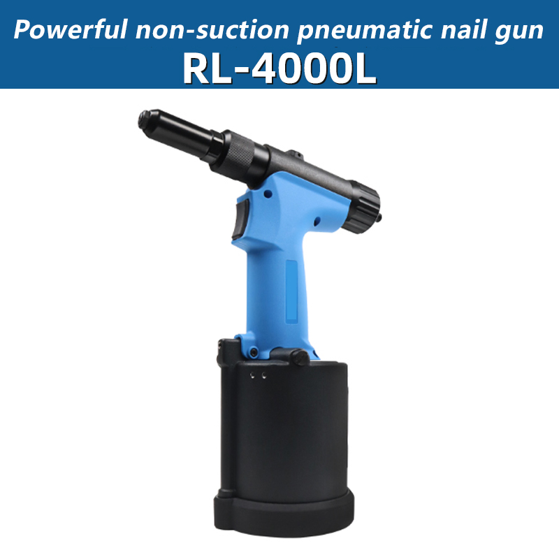 Non-Suction Nail Pulling Gun Rl-4000L Stainless Steel Strong Pneumatic Riveting Gun