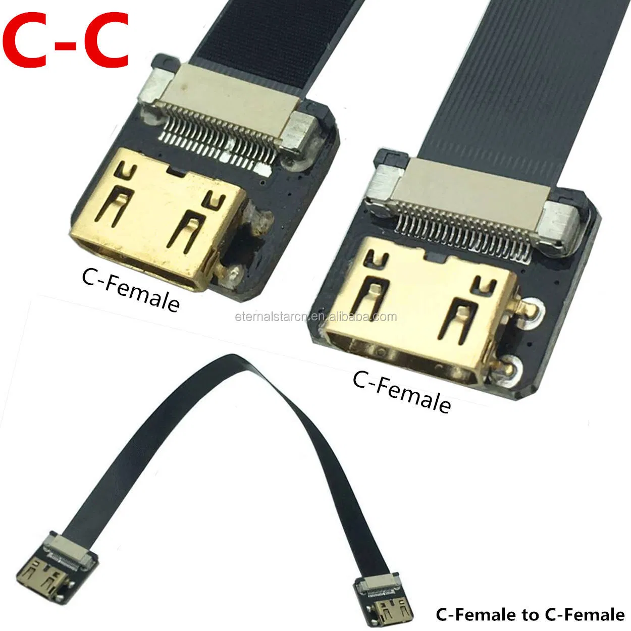 Ультратонкий гибкий микро-HDMI кабель с угловым адаптером 90°