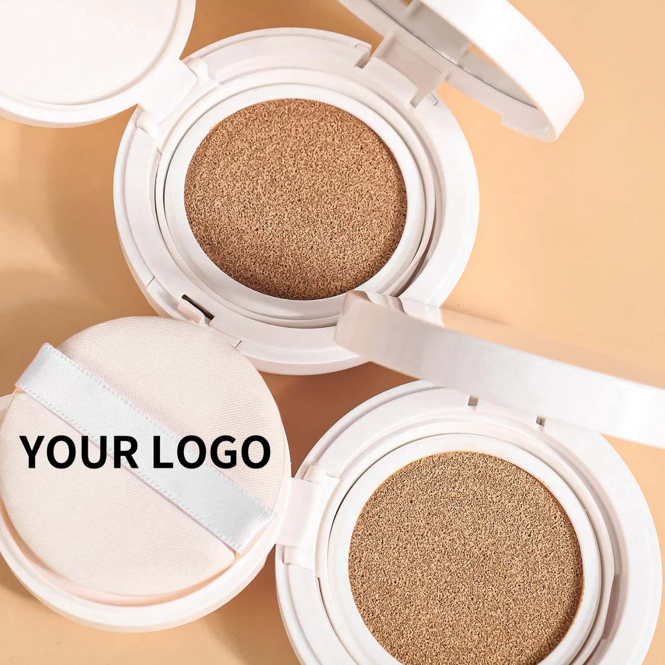 Custom Logo Face Cosmetics Makeup Bb Cushion Foundation Whitening Mineral Oil Control Air Cushion Foundation Cream