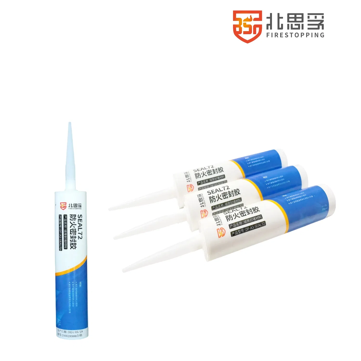 High Adhesive Flexible Fireproof Sealant for Curtain Wall Firestop