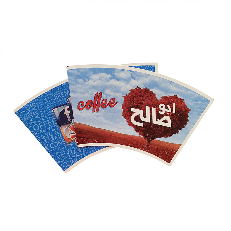 Disposable Printing Coffee Paper Cup Fan Raw Material