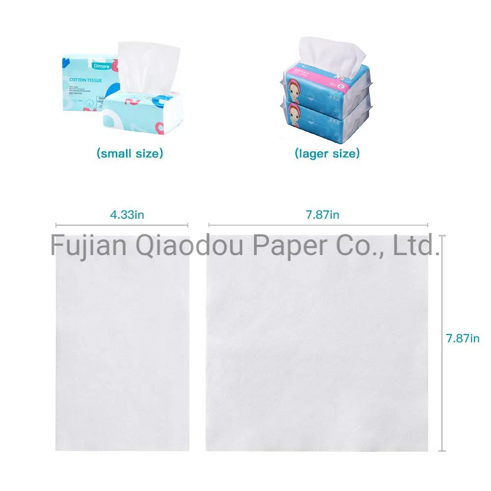 Cotton Towel Disposable 100%Cotton Non-Woven Cleansing Facial Dry Soft Cotton Tissue Towel