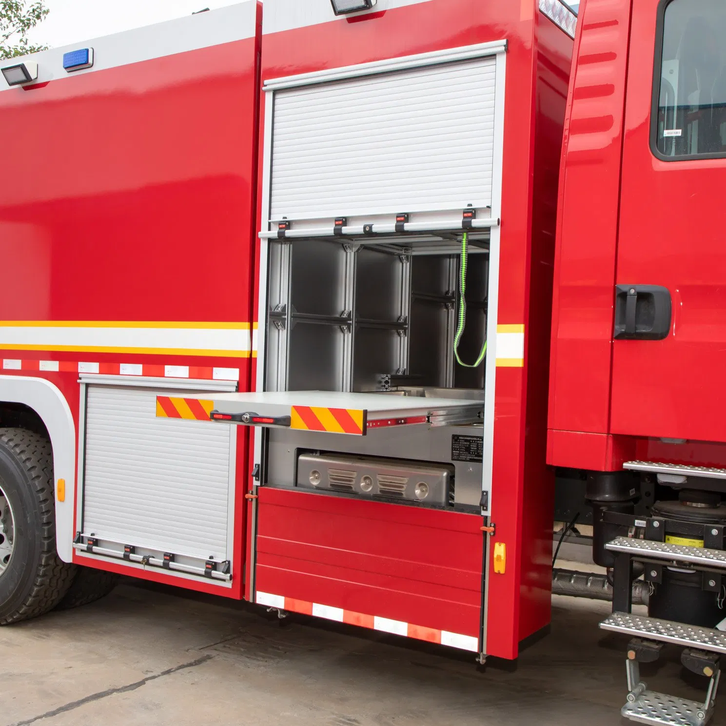 Tian Chang Customized Fire Truck Aluminum Shutter Door