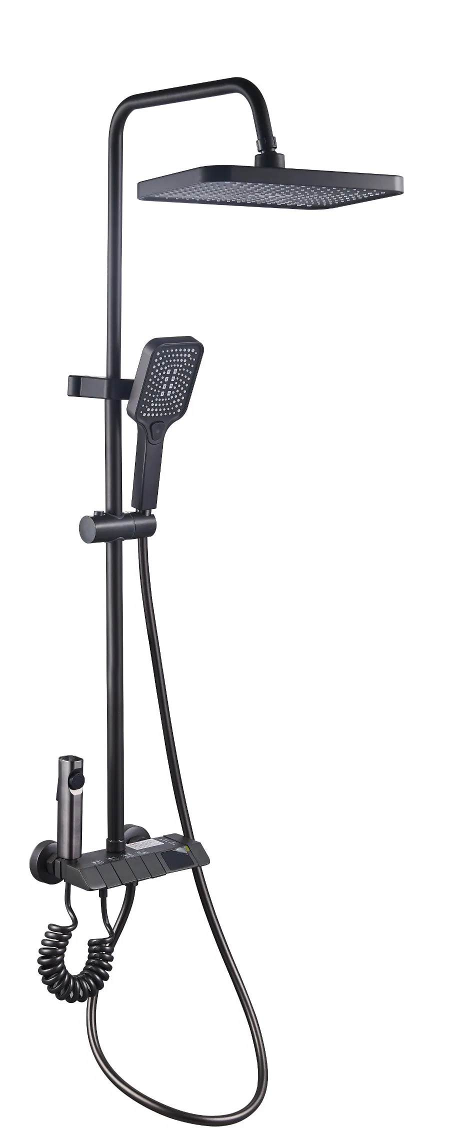 Смеситель для душа скрытого монтажа, латунь, хром