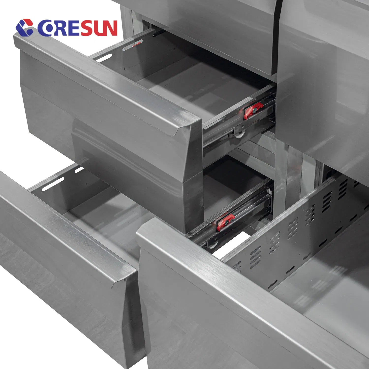 Стол для подготовки пиццы с холодильником и морозильником