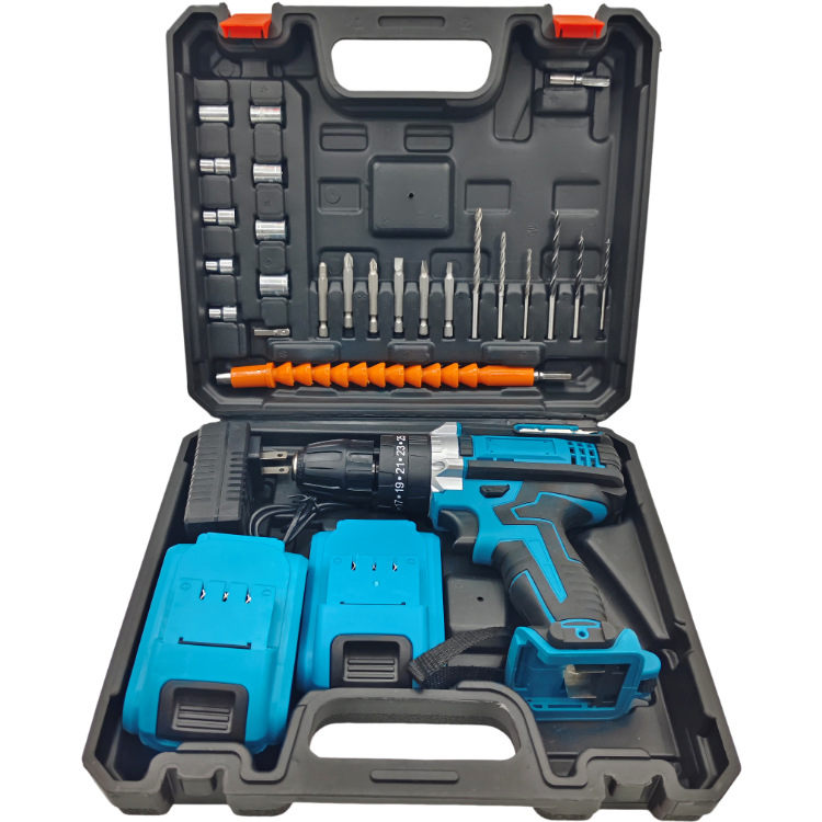 China Lithium Drill Set Customized Color Box Tool Kit OEM