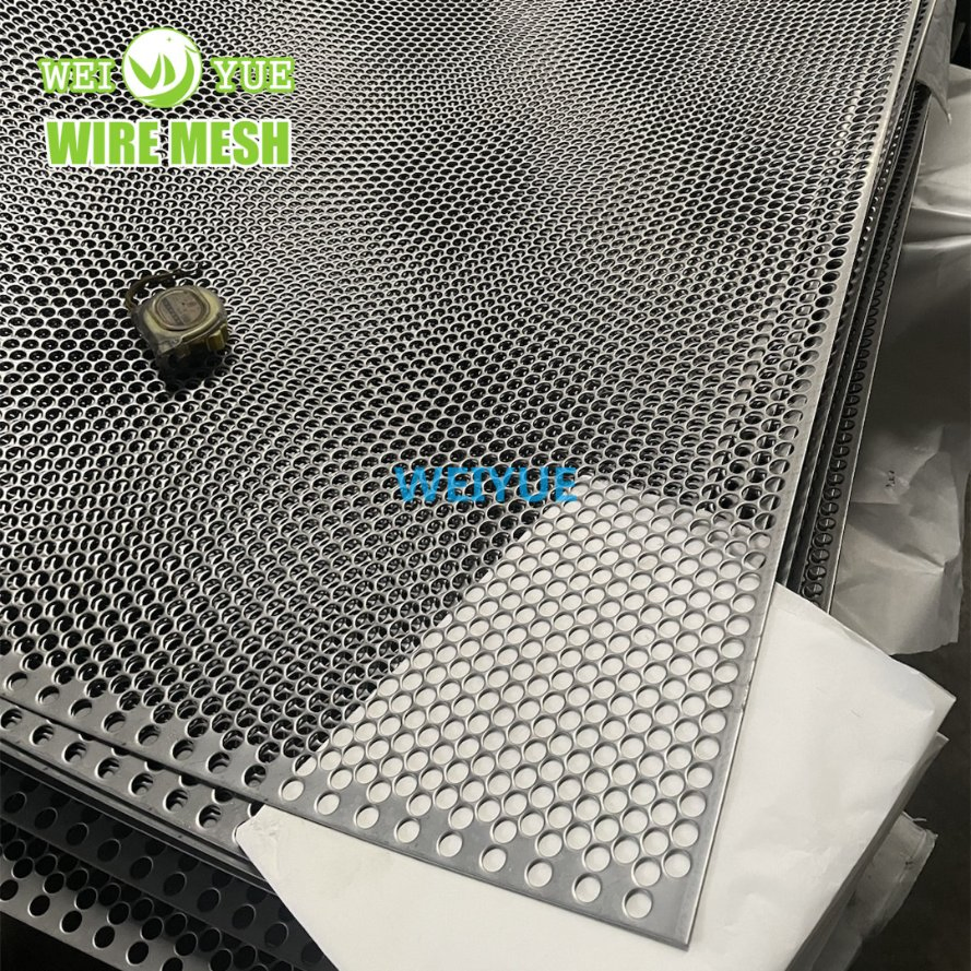 Aluminum Punching Plates Galvanized Stainless Steel Perforated Metal Sheet Mesh for Filtering/Acoustic Wall/Ceiling/Facade Cladding/Speaker Grill Mesh