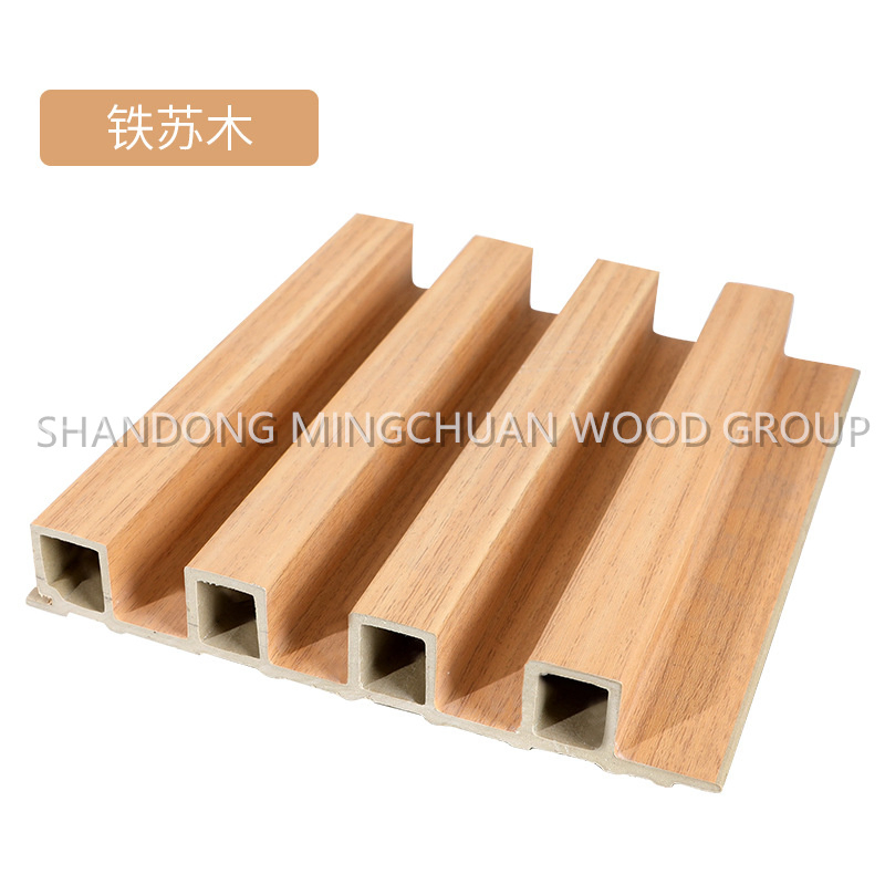 Hot Sales Exterior Interior Fluted WPC Board Siding Ceiling 3D Wall Panel