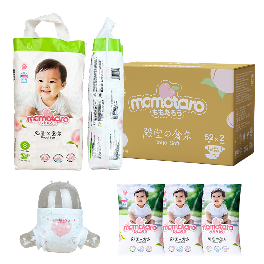 Детские подгузники Momotaro, мягкие, дышащие