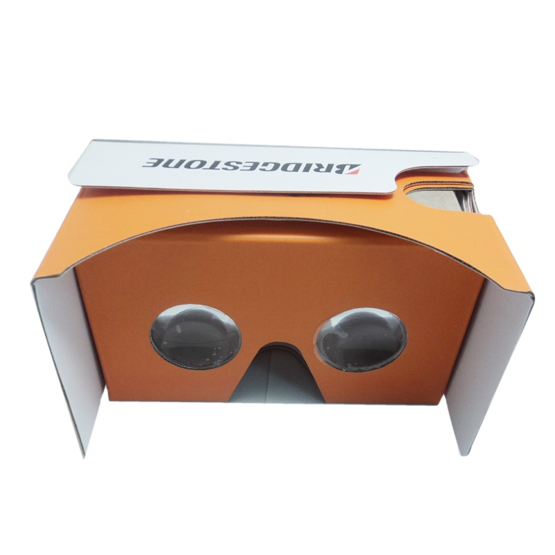 Custom Printing Logo Design OEM Virtual Reality Cardboard Custom Brand Logo Cardboard Glasses for 3D Video
