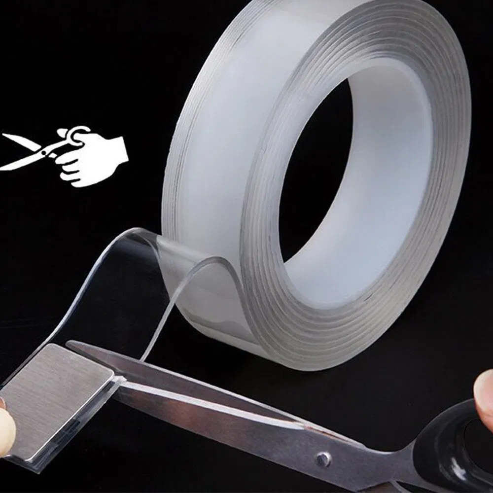 Transparent Pre-Cut Nano Tape for All Your Adhesive Needs