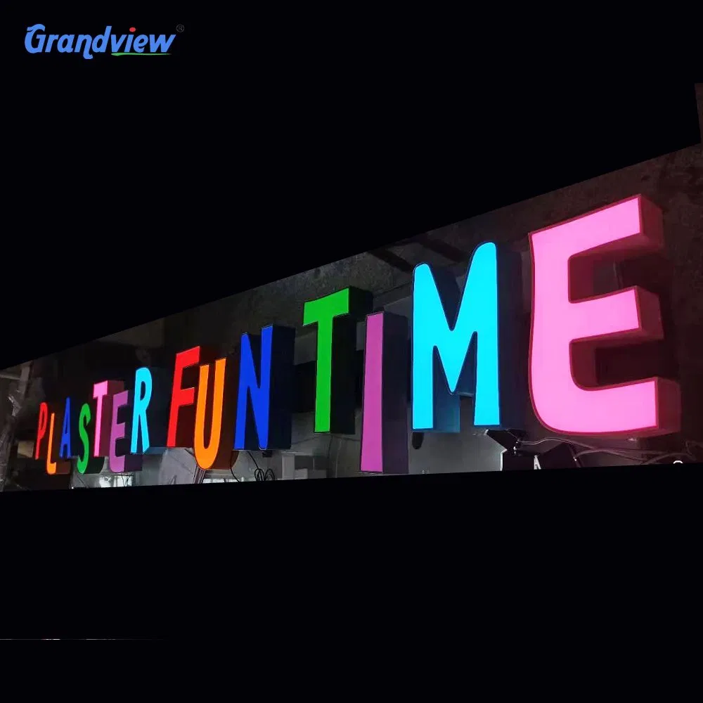 China Supplier 3D Plastic Acrylic Letter for Outdoor Use