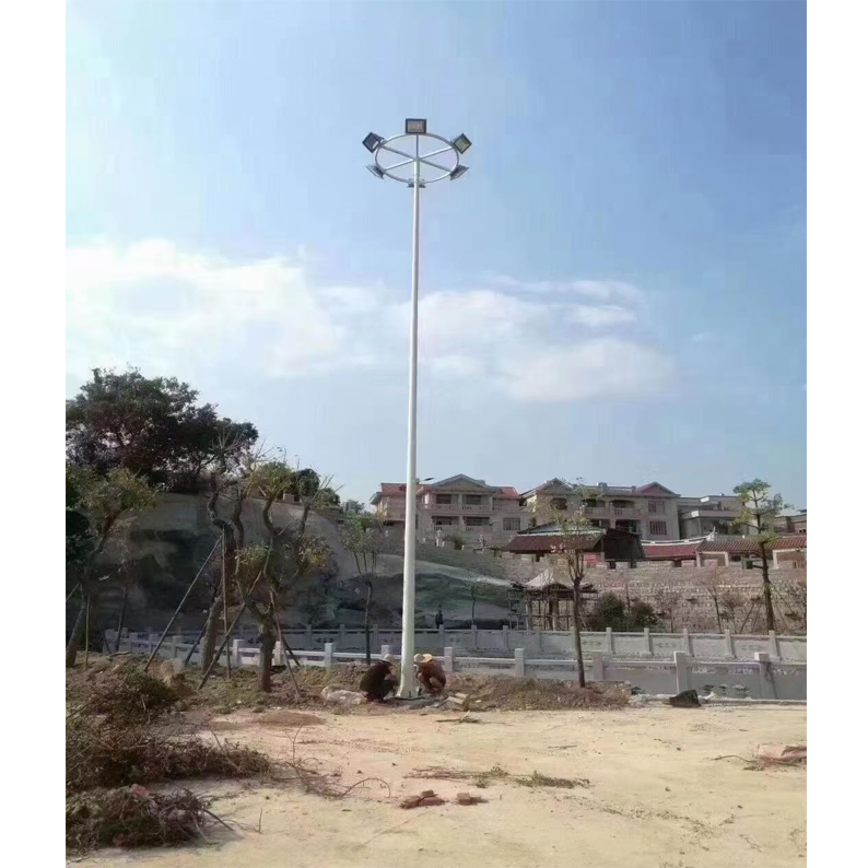 Solar Outdoor Light Curved Surface LED High Pole Light Super Bright High-Power Project Complete Set of 6.8-Meter New Rural Street Lights