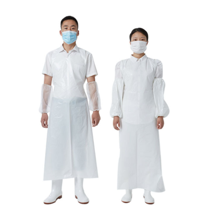  Biodegradable HDPE LDPE Plastic Disposable Apron