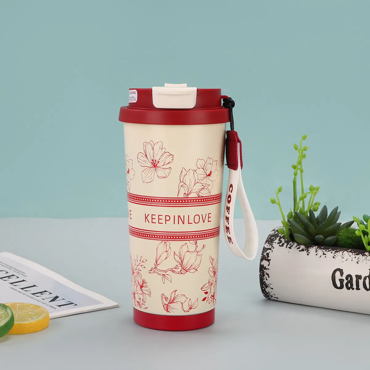 Вакуумная термокружка из нержавеющей стали, 520 мл