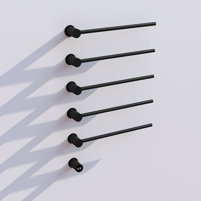 Нагреваемая вешалка для полотенец Brushed Nickel с таймером