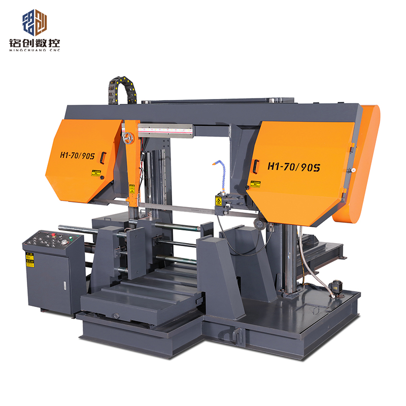 Ленточная пила по металлу двухколонная 900 мм промышленная усиленная