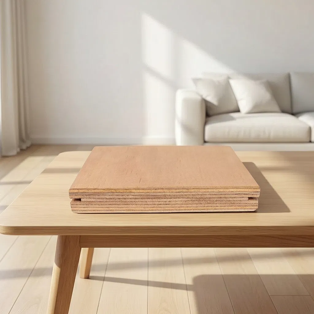Cross-Layered Pine Wood Outdoor Flooring Smooth Flat Finish